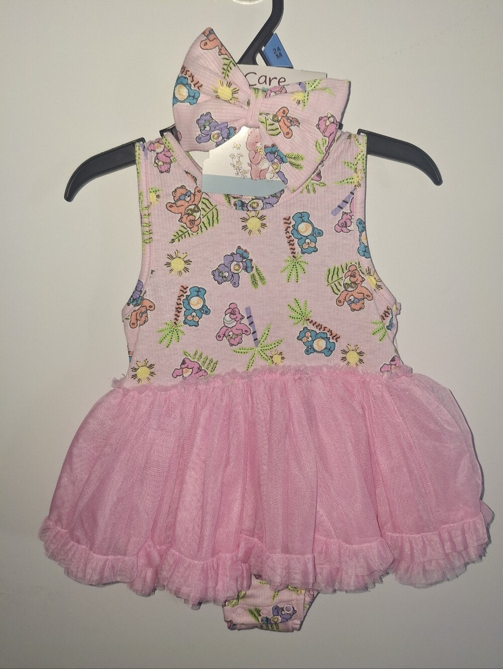 Care Bears Pink Baby Tulle Dress with Tag